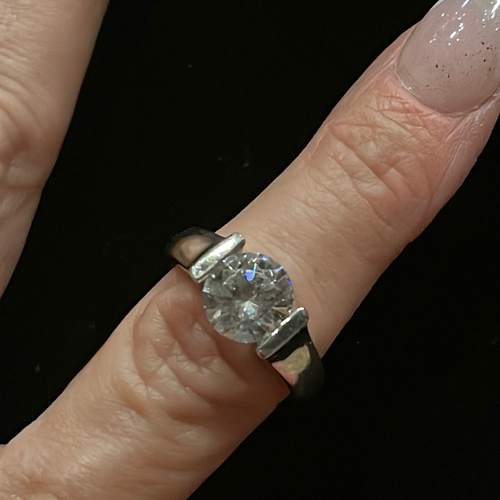 Sterling Cz Ring